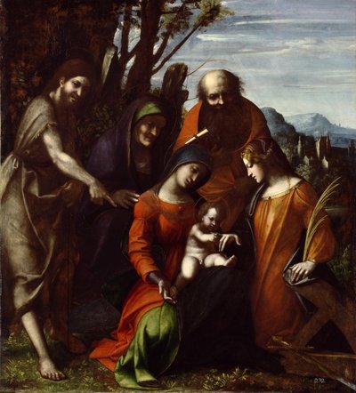 The Mystic Marriage of Saint Catherine by Antonio da Correggio